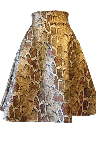 Fusta Clos Piele Snake Gosse