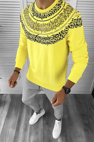 Bluza Barbati Yellow Aztec