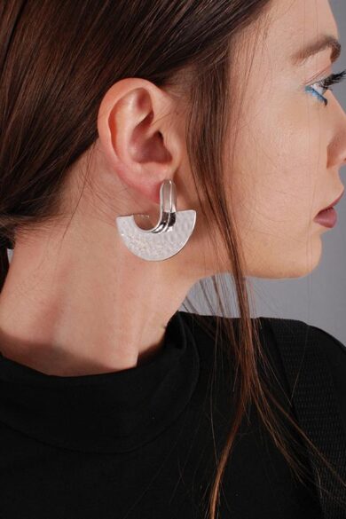 Cercei argintii Evantai