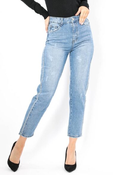 Blugi dama Albastru Deschis Sparkle