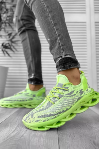 Adidasi Barbati Green Neon