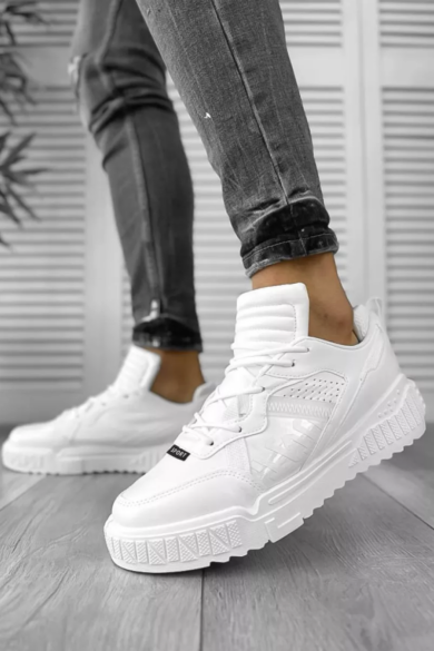 Adidasi Barbati White Plast