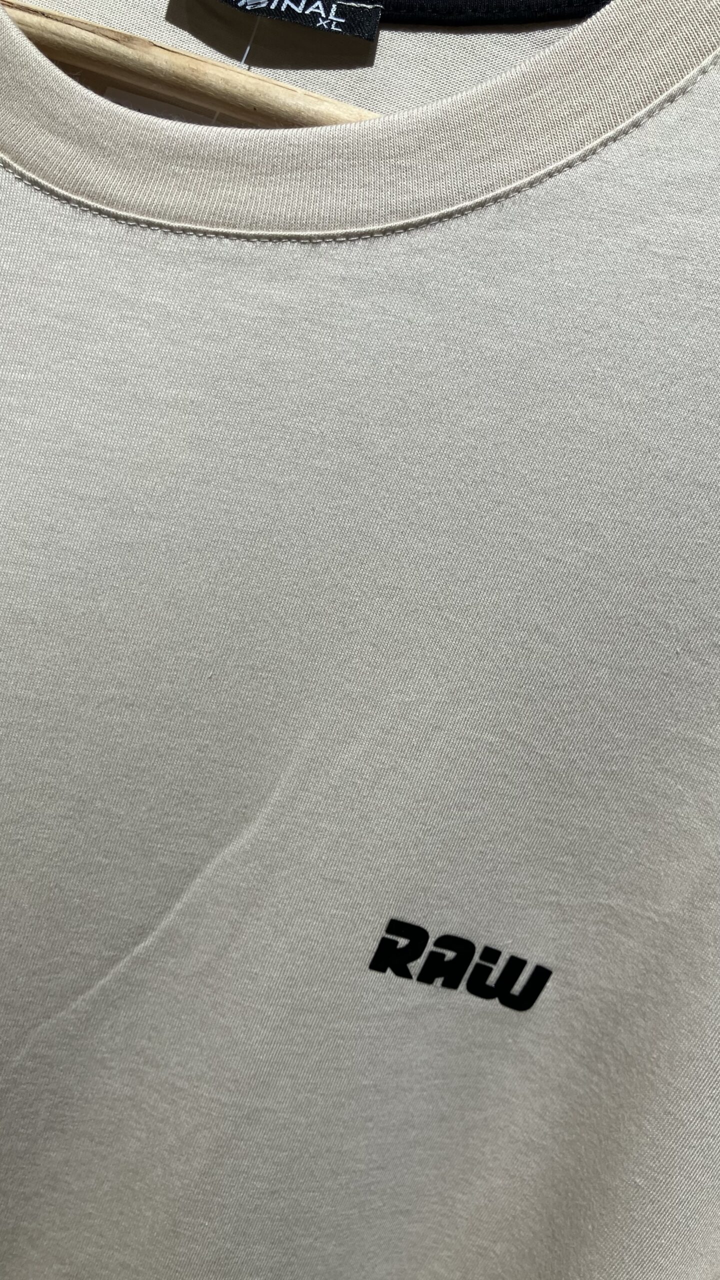 Tricou Barbati Bej Raw Tricou Barbati Bej Raw