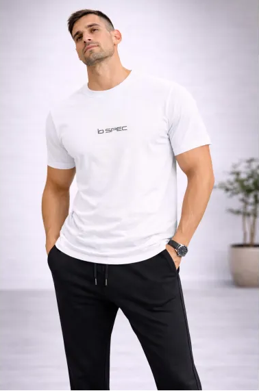 Tricou Barbati Alb LoSpec